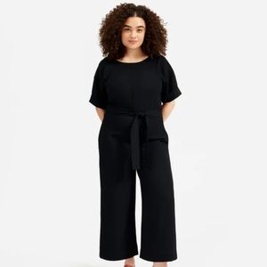 Everlane Japanese GoWeave Short-Sleeve Jumpsuit